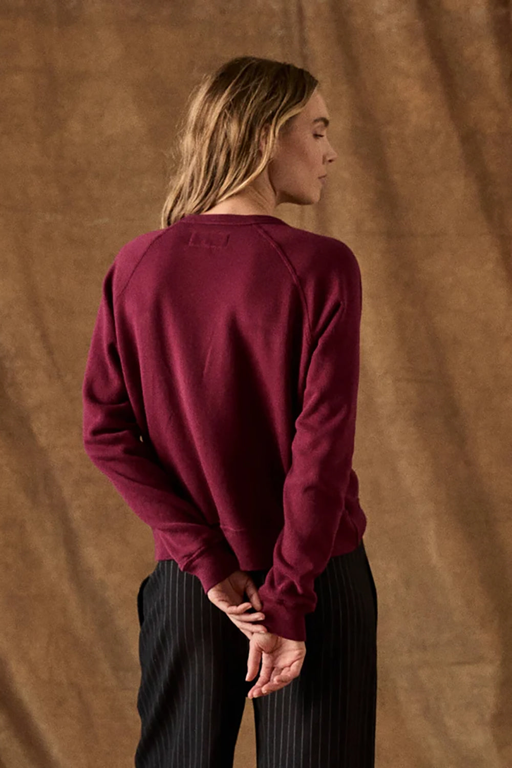 The Fleece Rookie Sweatshirt in Plum
