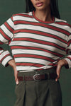 The Campus Crew in Cream Bridle Stripe