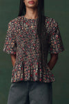 The Smocked Flounce Top
