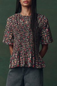 The Smocked Flounce Top