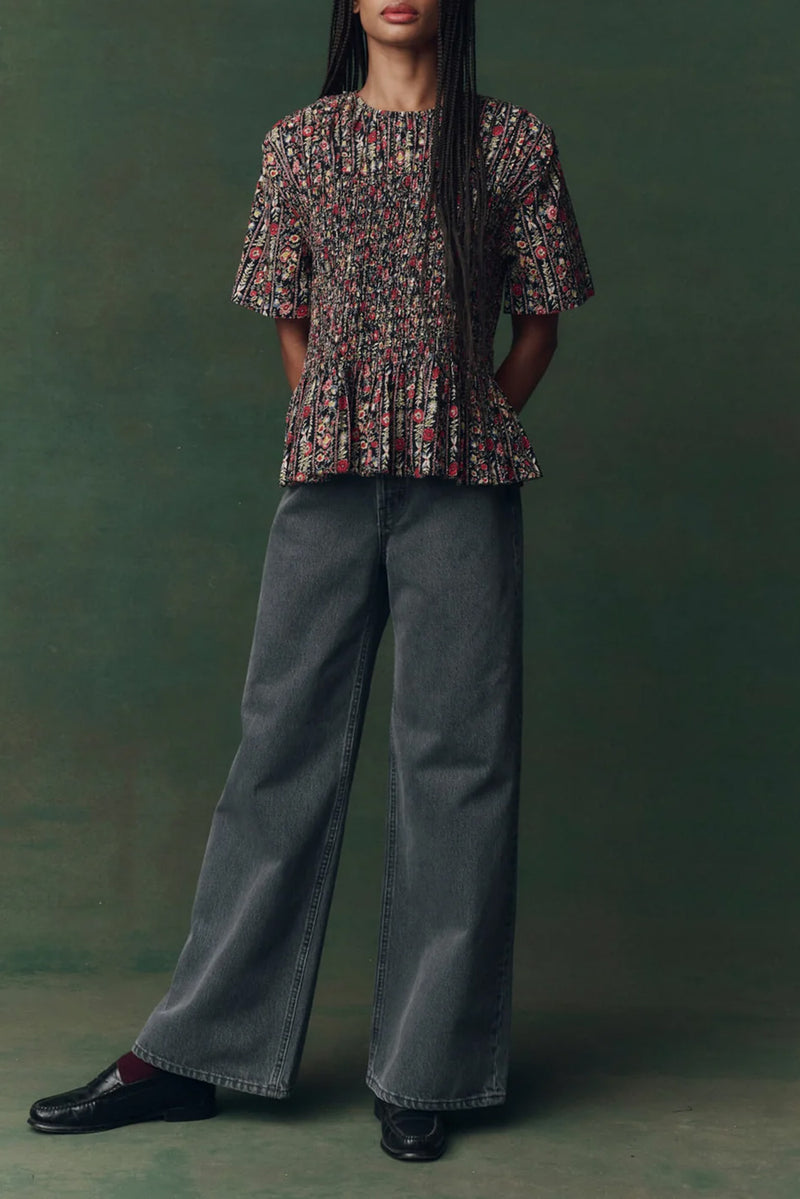 The Smocked Flounce Top