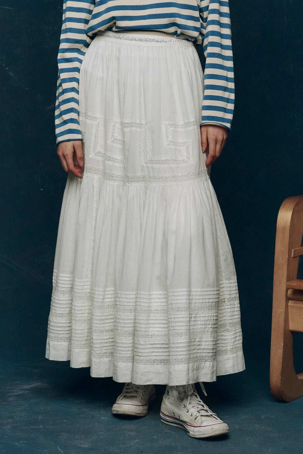 The Victorian Skirt in White
