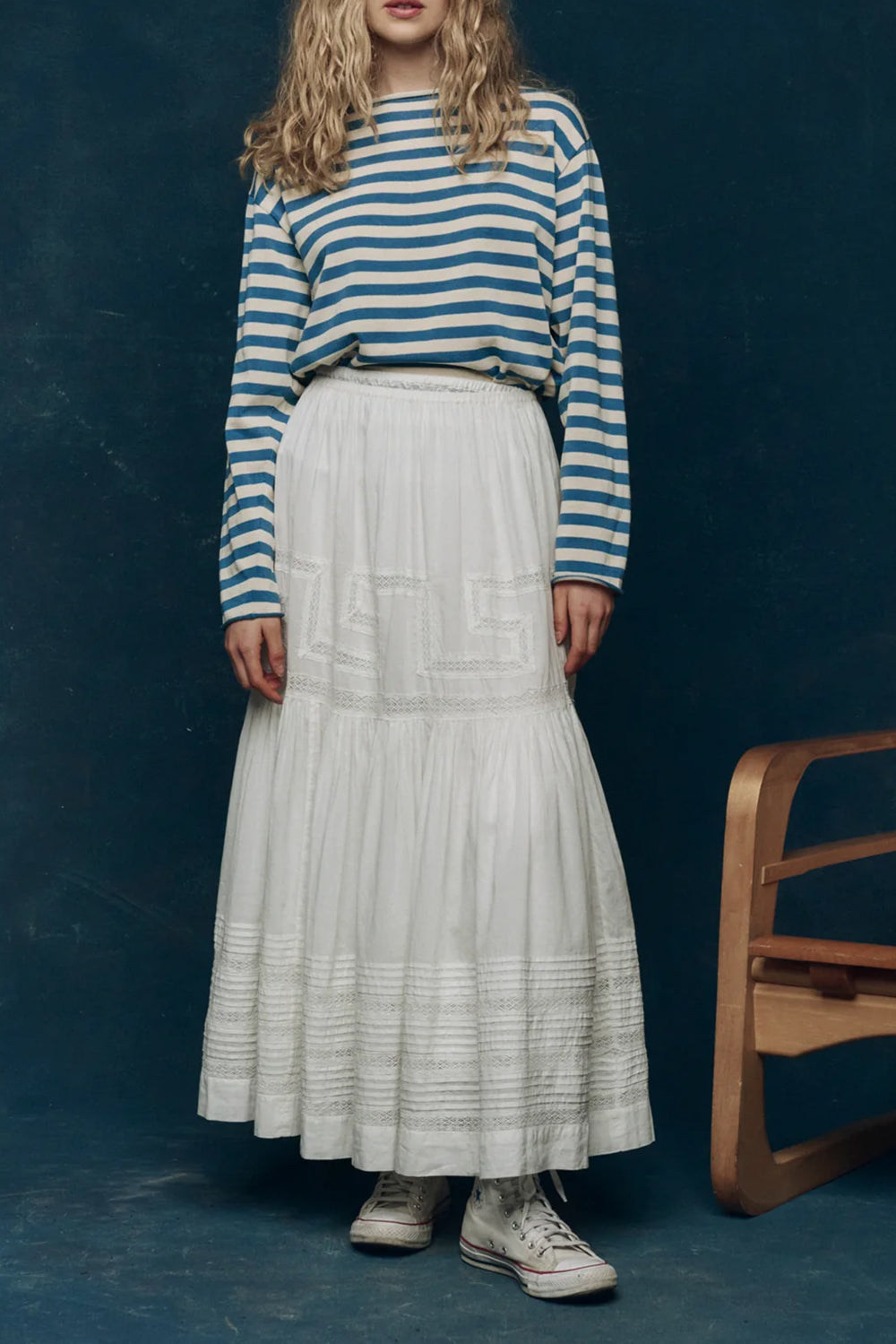 The Victorian Skirt in White