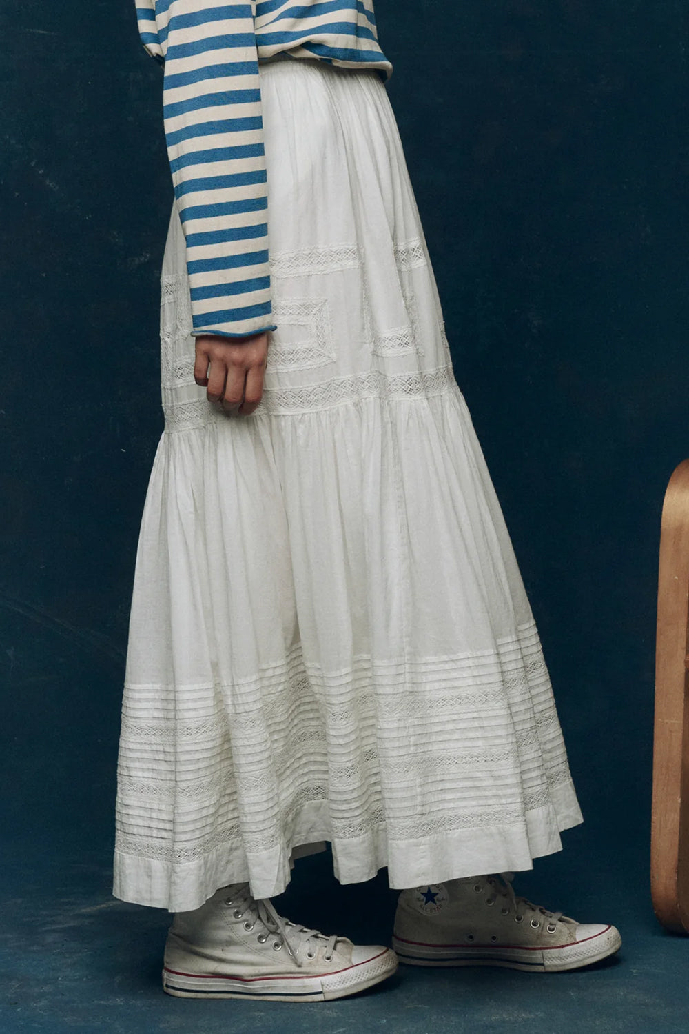 The Victorian Skirt in White