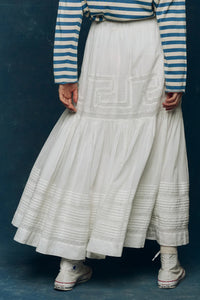 The Victorian Skirt in White