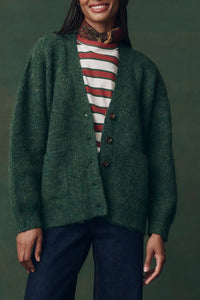 The Brushed Melange Cardigan