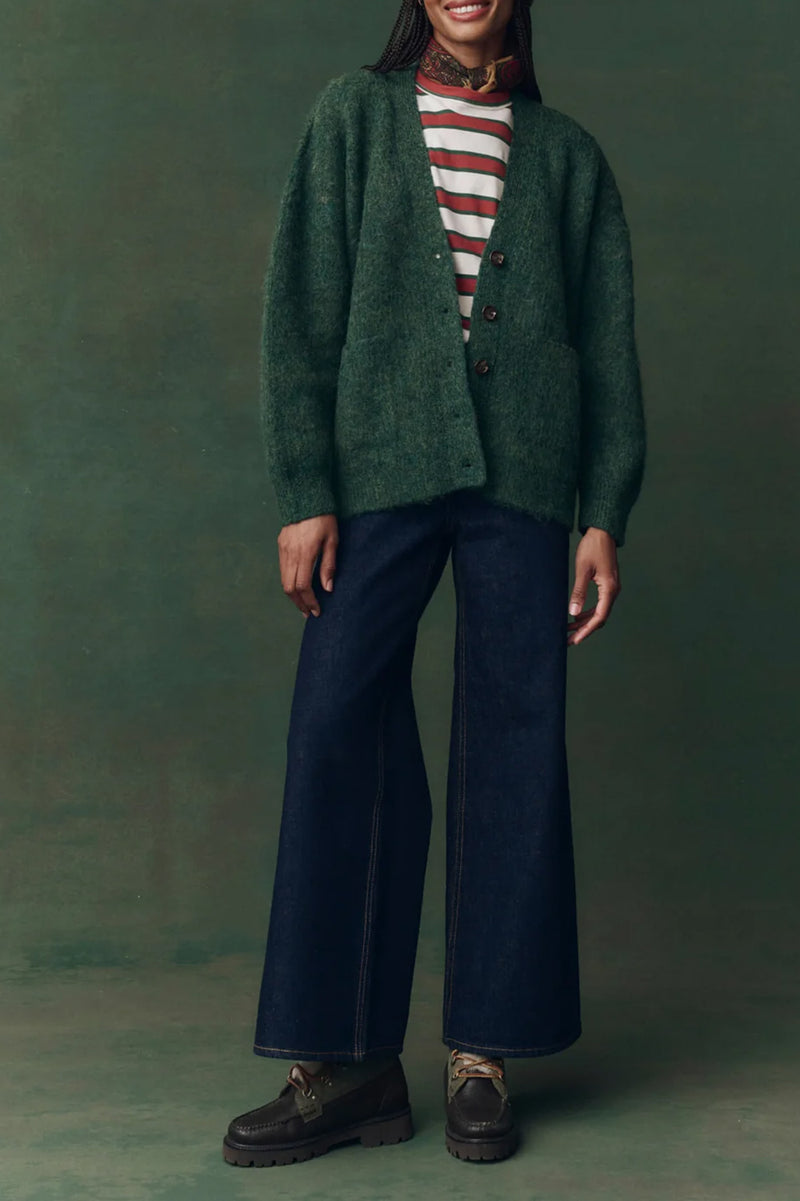 The Brushed Melange Cardigan
