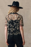The Cotillion Top in Brocade Floral