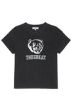 The Boxy Crew in Washed Black with Bear Graphic