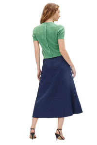 Diane Knit Top in Meadow Green