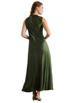 Emily Dress in Forest Green