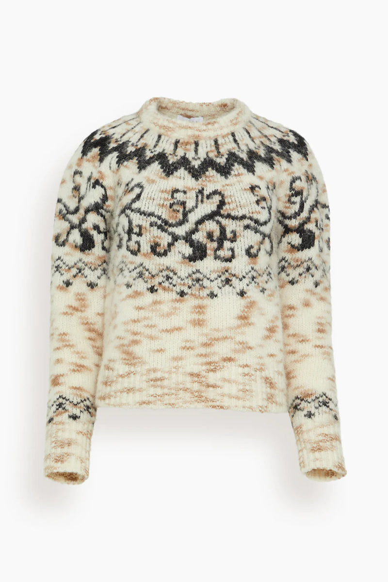 Duke Fair Isle Knit Top