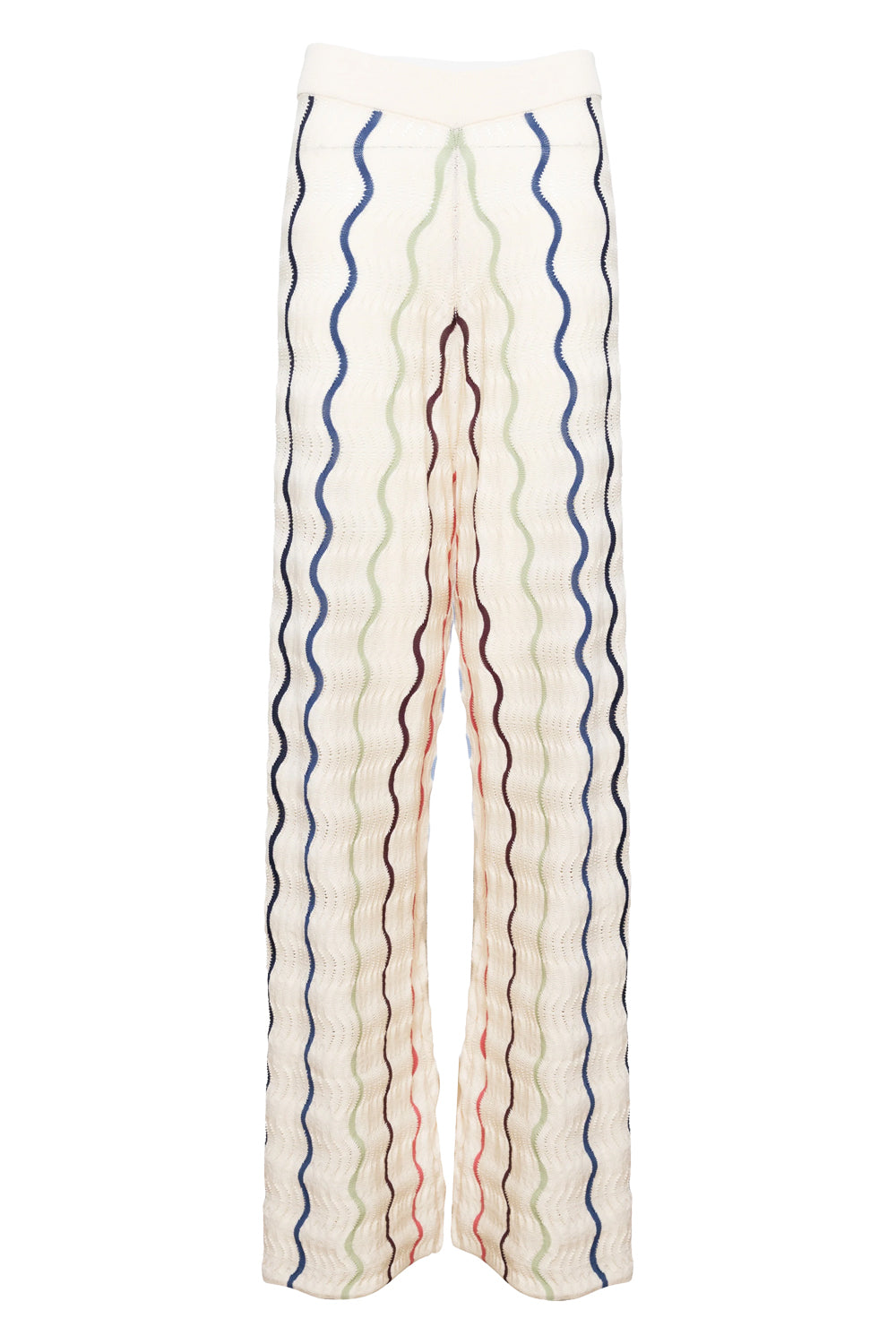 Lesley Knit Pant in Cream Multi