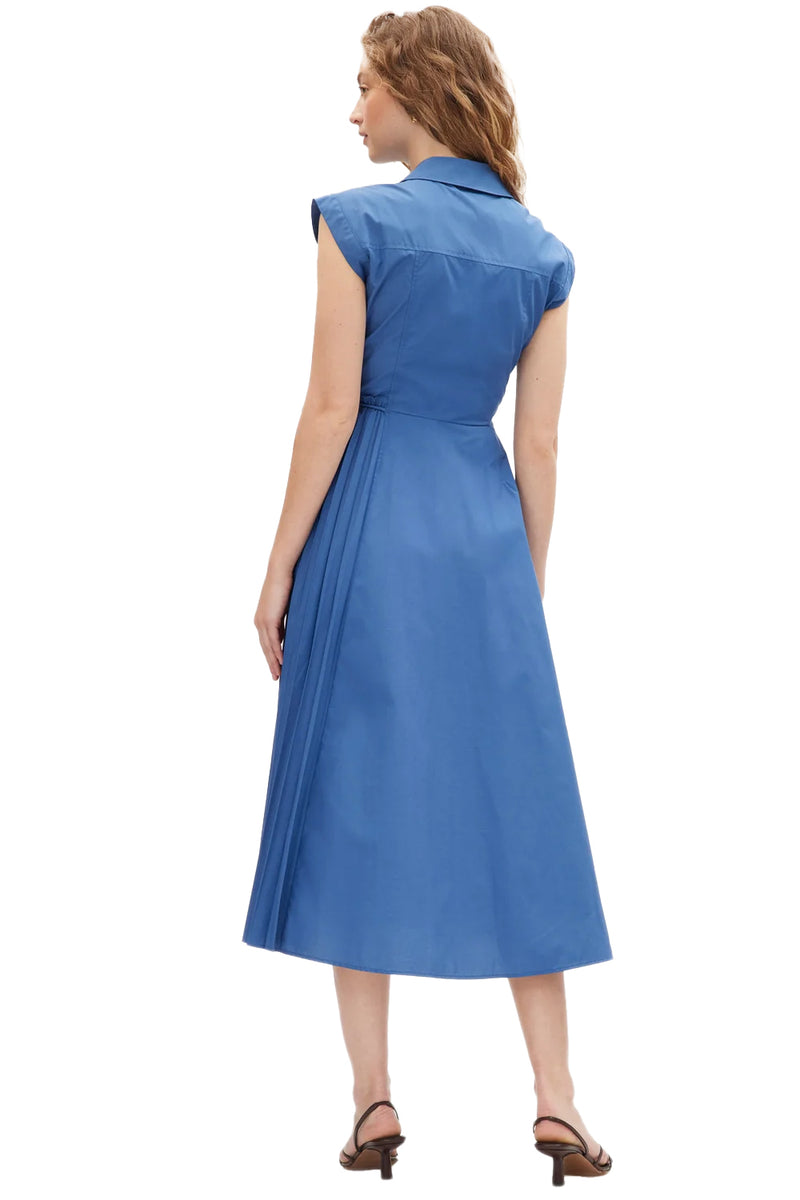 Midi Shivon Dress in French Blue