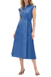 Midi Shivon Dress in French Blue