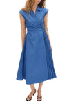 Midi Shivon Dress in French Blue