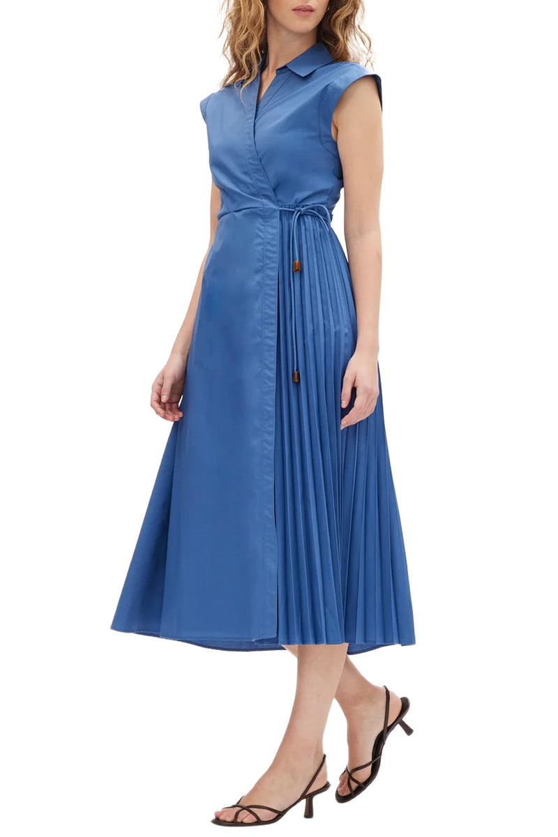 Midi Shivon Dress in French Blue