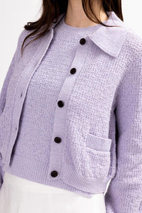 Veronica Cardigan in Lilac