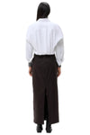 Taken Top in Super Compact Cotton White