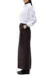 Taken Top in Super Compact Cotton White
