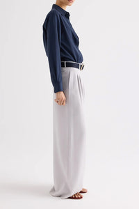 Avery Pant in Couture Stretch Suiting Vapor Blue