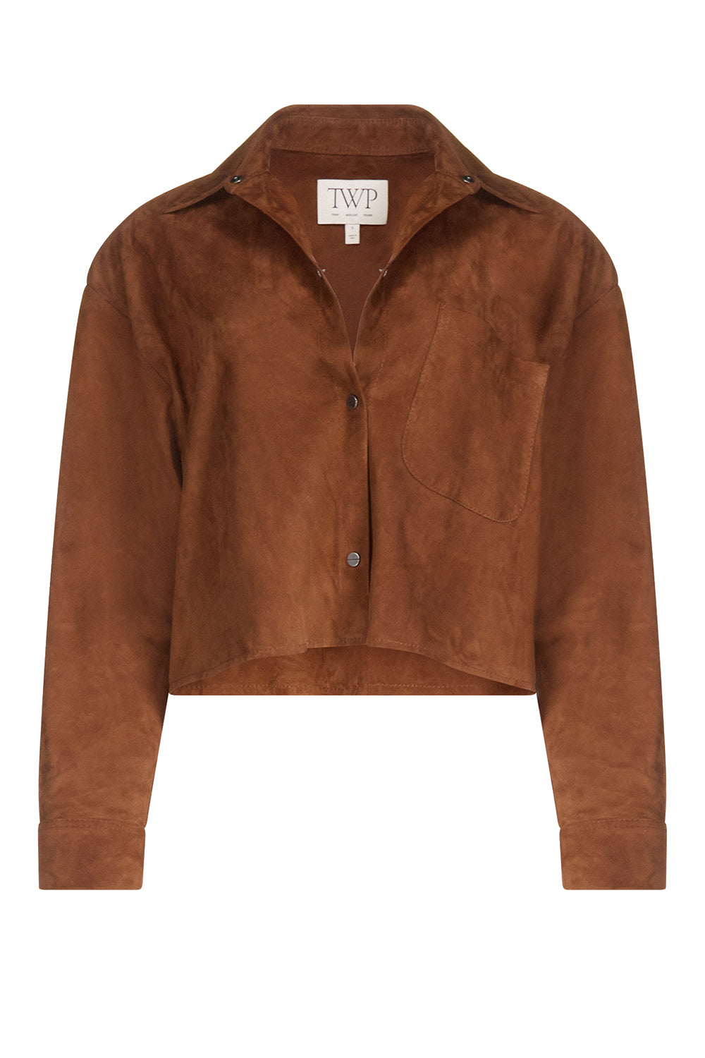 Little Big Joe Shirt in Lamb Leather Cigar