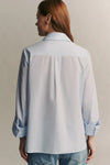 Boyfriend Shirt in Superfine Cotton Baby Blue