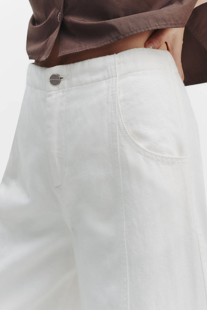 Dancing in The Dark Jean in White