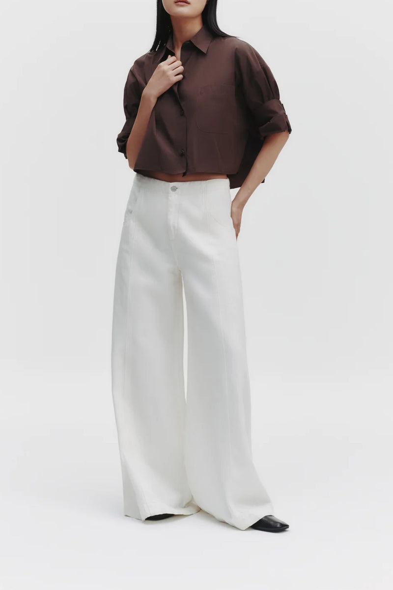 Dancing in The Dark Jean in White