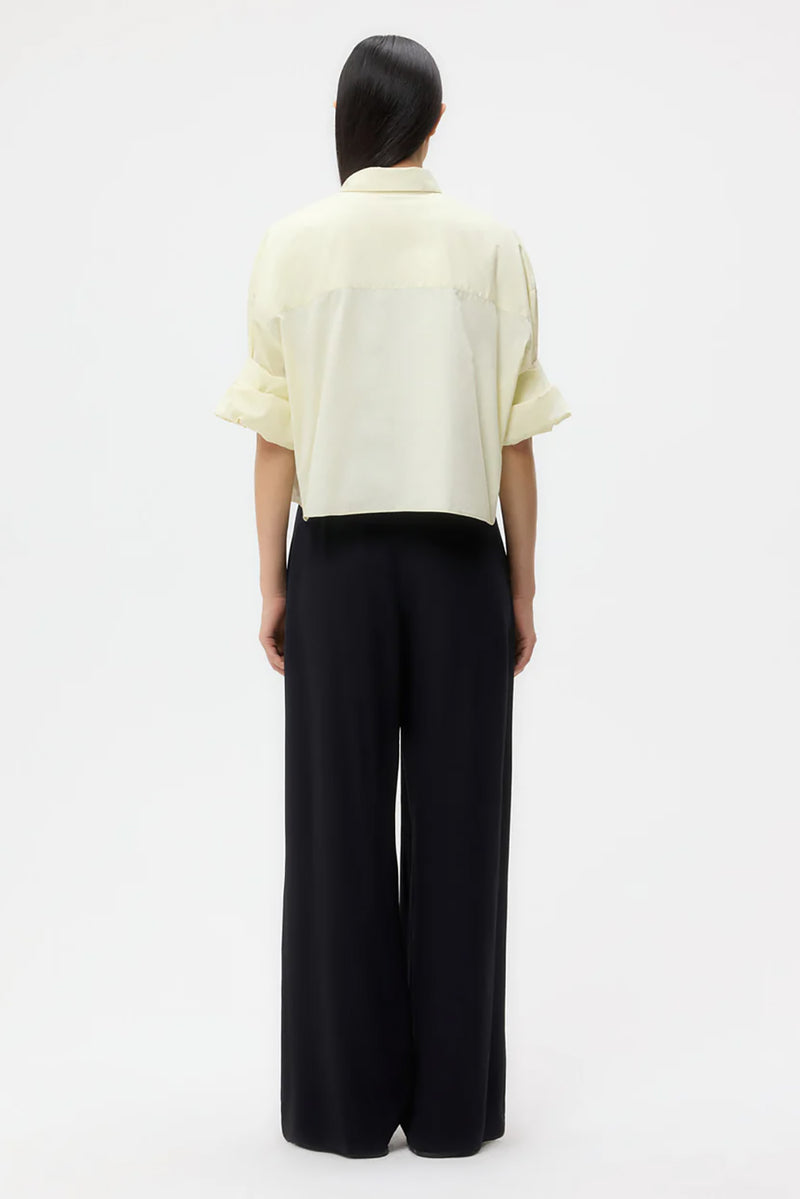 Next Ex Shirt in Superfine Cotton Aloe Wash