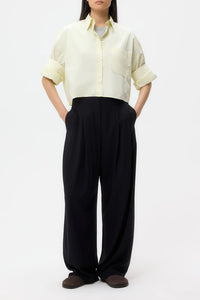 Next Ex Shirt in Superfine Cotton Aloe Wash