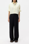 Next Ex Shirt in Superfine Cotton Aloe Wash