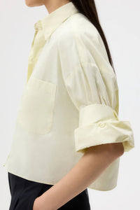 Next Ex Shirt in Superfine Cotton Aloe Wash