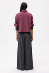 Next Ex Shirt in Super Compact Cotton Crushed Violets