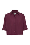 Next Ex Shirt in Super Compact Cotton Crushed Violets