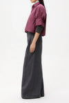 Next Ex Shirt in Super Compact Cotton Crushed Violets