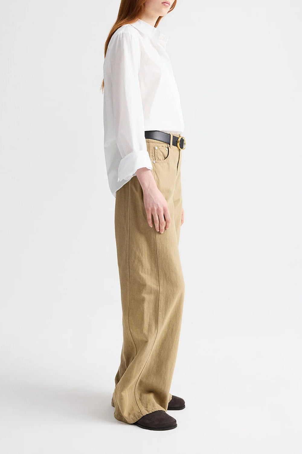 Boyfriend Shirt in Superfine Cotton White