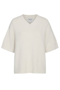 The Big V Sweater in Ivory