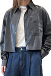 Little Big Joe Shirt in Paper Leather Urban Chic