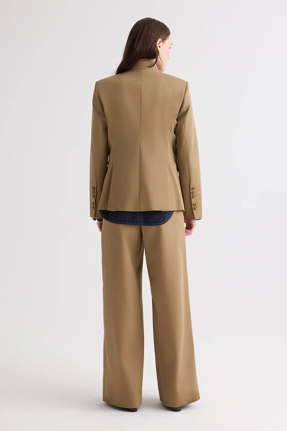 The Double Take Blazer in Trench Chino Twill British Khaki