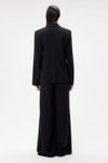 Boy Blazer in Drapey Wool Crepe Midnight
