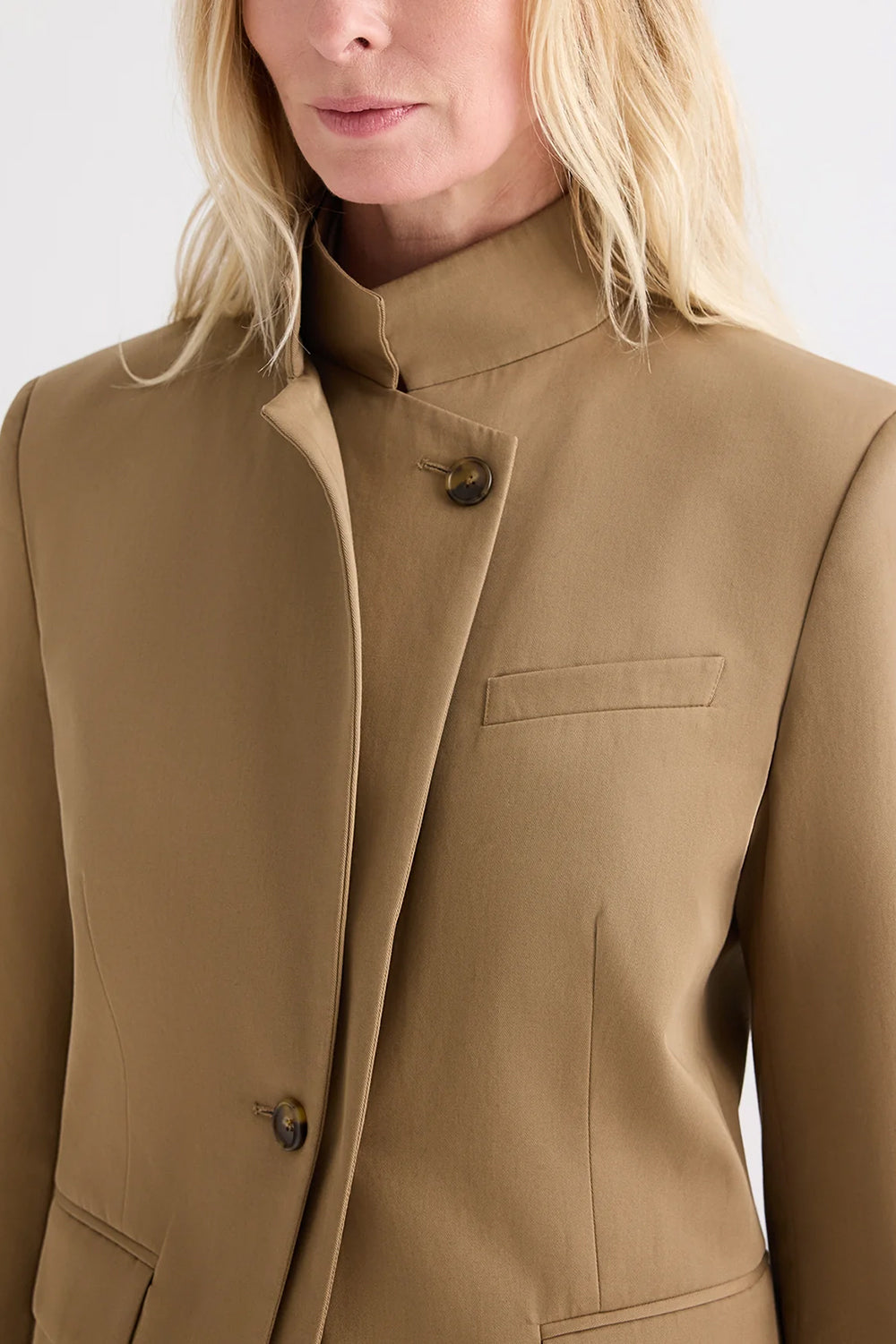 The Double Take Blazer in Trench Chino Twill British Khaki