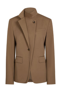 The Double Take Blazer in Trench Chino Twill British Khaki