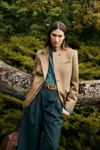 The Double Take Blazer in Trench Chino Twill British Khaki