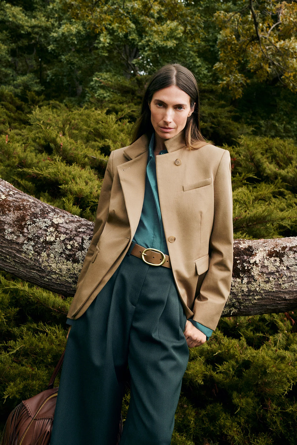 The Double Take Blazer in Trench Chino Twill British Khaki
