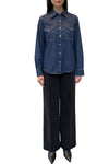 Cowboy Take Me Away Shirt in Denim Shirting Dark Stone