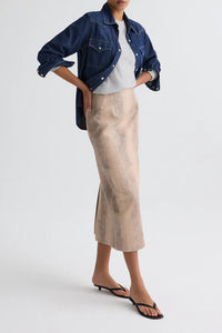 Cowboy Take Me Away Shirt in Denim Shirting Dark Stone