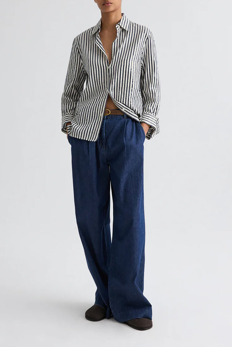 Hudson St. Pant in Denim Dark Stone