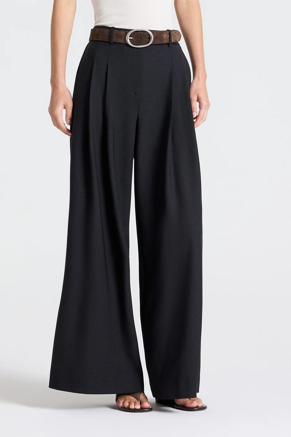 Next Didi in Soft Finish Stretch Wool Black