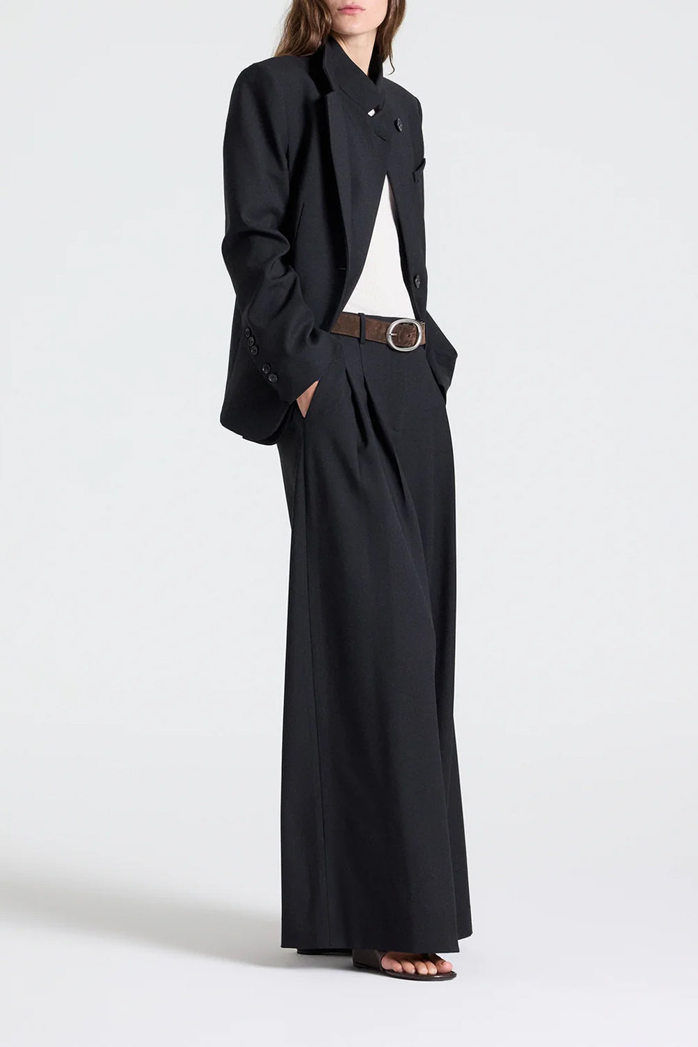 Next Didi in Soft Finish Stretch Wool Black